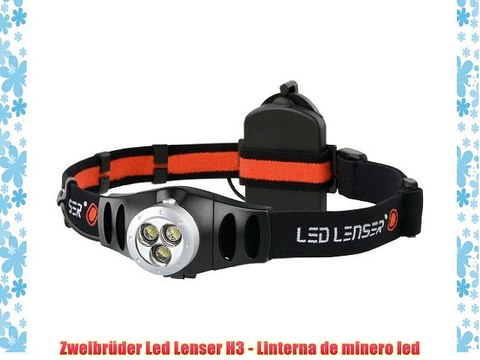 Zweibrüder Led Lenser H3 - Linterna de minero led