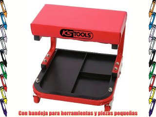KS Tools 500.8020 - Taburete de taller (tamaño: 440 x 360 x 360 mm)