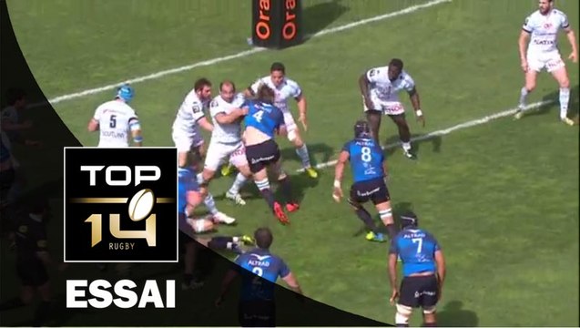 TOP 14 - Montpellier - Racing 92 : 60-7 Essai Jacques DU PLESSIS (MON) - J13 - Saison 2015/2016