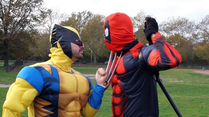 Deadpool vs Wolverine - Death Match - Marvel - Real Life Superhero Battle | LegendVerse