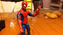 Spider man and iron man vs anti venom and beetle Stop motion