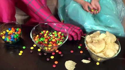 PINK SPIDERGIRL VS DOCTOR! WITH FROZEN ELSA AND SPIDERMAN DR SUPERHERO KIDS FUN IN REAL LIFE IRL