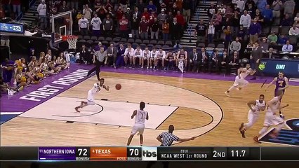 Northern Iowa vs. Texas: Paul Jesperson half-court buzzer-beater