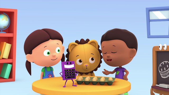 Развивающий мультик Считаем с Полой цифры для детей. Учимся считать до 9. Разбитые яйца