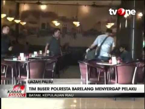 Tim Buser Polresta Balerang Ciduk Pemalsu Ijazah