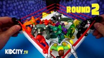 Spiderman Toys Battle Royal ft Playskool Spiderman Toys vs Sinister Six by KidCity