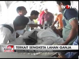 Sengketa Lahan Ganja, 4 Orang Menderita Luka Bacok