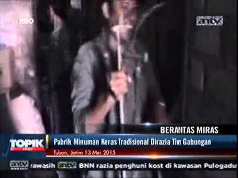 Ormas Gerebek Agen Miras Berkedok Toko Sembako