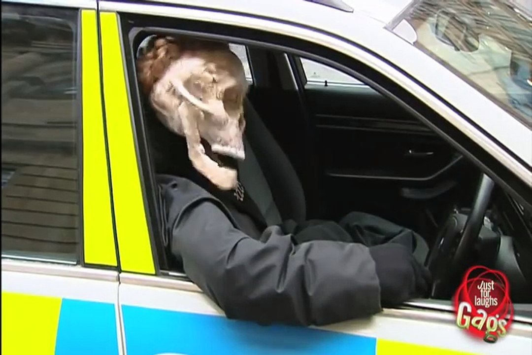 Daily Laughs_Police Officer Skeleton Prank