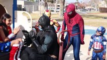 Marvel Vs DC Avengers Battle Spiderman Captain America Iron Man Civil War Batman Wonder Woman nerf