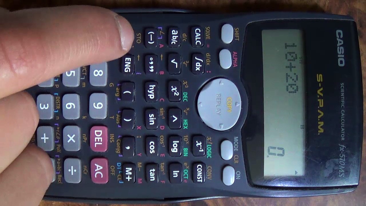 Manual calculadora: Funciones de memoria