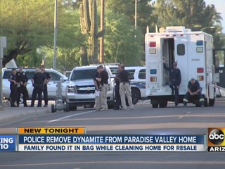 Dynamite found in Paradise Valley home