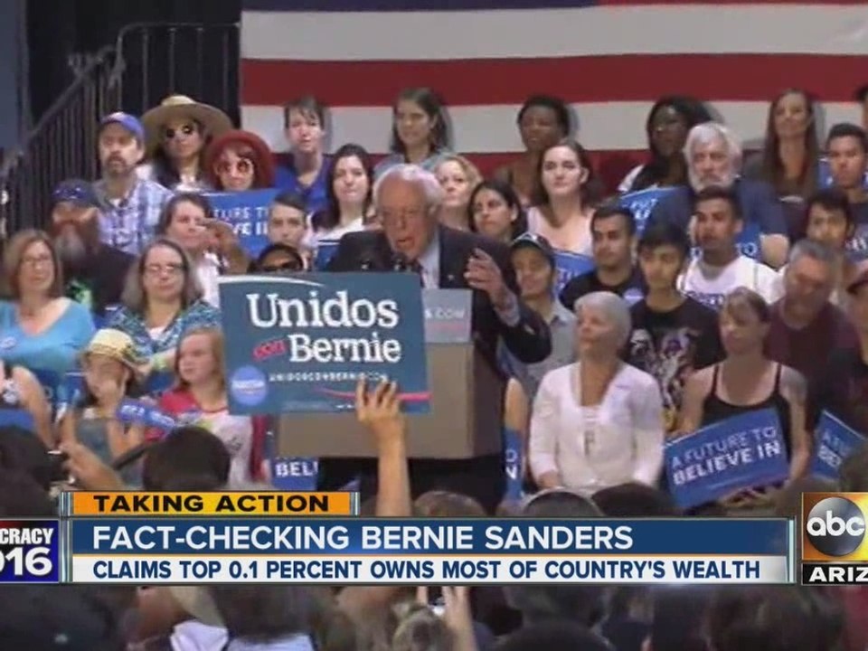 Fact checking Bernie Sanders on wealth comment