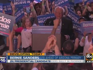 ‘Bern felt’ at Sanders rally in Phoenix