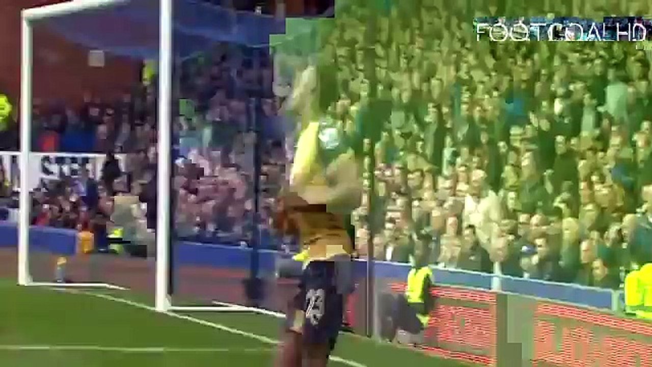 Danny Welbeck Goal ~ Everton vs Arsenal 0-1 ~ 19_3_2016 [Premier League]