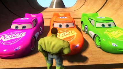 Spiderman Songs Nursery ♪ What Did Delaware ♪ McQueen For The Incredible Hulk