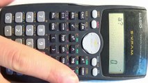 Manual calculadora: Resolver ecuaciones de segundo grado (ejemplo)
