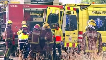 At least 14 dead as student bus crashes in Spain
