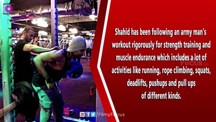 Shahid Kapoor Gym Workout For Rangoon - Filmyfocus.com