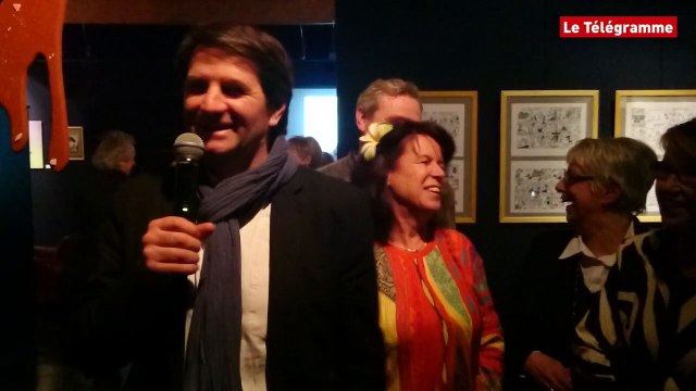 Festival de BD de Perros-Guirec. Inauguration des expositions de Mandryka et Solé