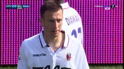 Daniele Gastaldello Red Card HD - Atalanta 2-0 Bologna - 20-03-2016