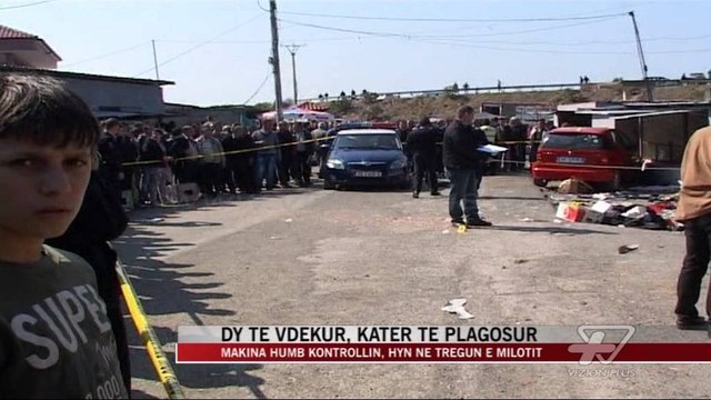 Aksident në Milotit dy të vdekur, katër të plagosur - News, Lajme - Vizion Plus