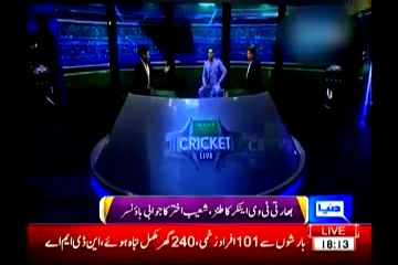 Watch How Shoaib Akhtar Loses his Cool on TV after India's Win