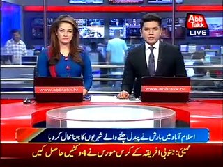 Heavy rainfall disrupts life in Islamabad