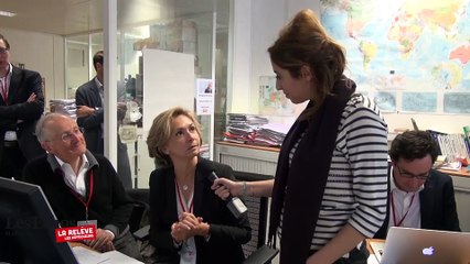 La Relève : Léa Salamé interroge les journalistes d'un jour aux Echos