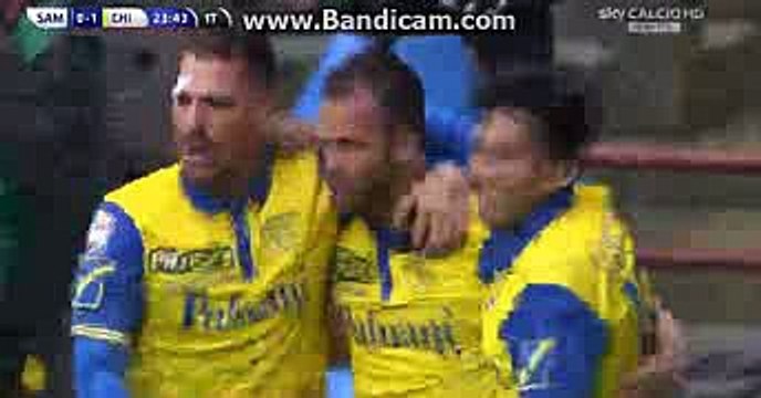 0-1 Riccardo Meggiorini Goal HD - Sampdoria vs Chievo - 20.03.2016