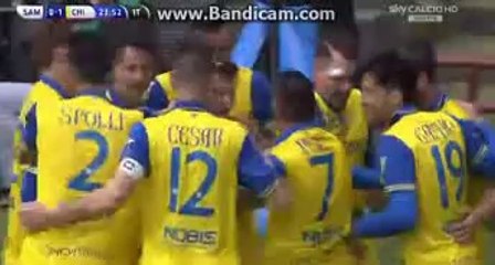 0-1 Riccardo Meggiorini | Sampdoria - Chieo 20.03.2016 HD