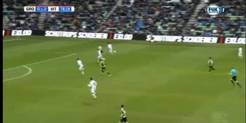 Valeri Qazaishvili Goal - Groningen 0 - 2 Vitesse - 20-03-2016