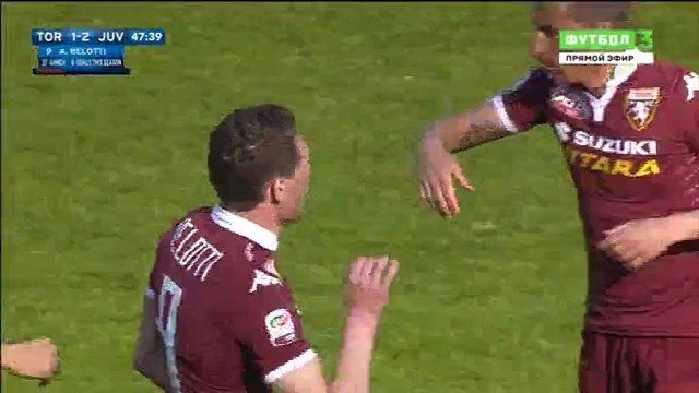 1-2 Andrea Belotti Penalty Goal Italy Serie A - 20.03.2016, Torino FC 1-2 Juventus FC