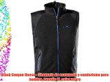 Black Canyon fleece - Chaqueta de acampada y senderismo para hombre tamaño M color negro