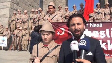 Çanakkale Kınalı Onbeşliler Çanakkale Şehitliği'nde