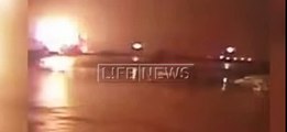 Первое полное видео крушения падения самолета Боинг в Ростове-На-Дону