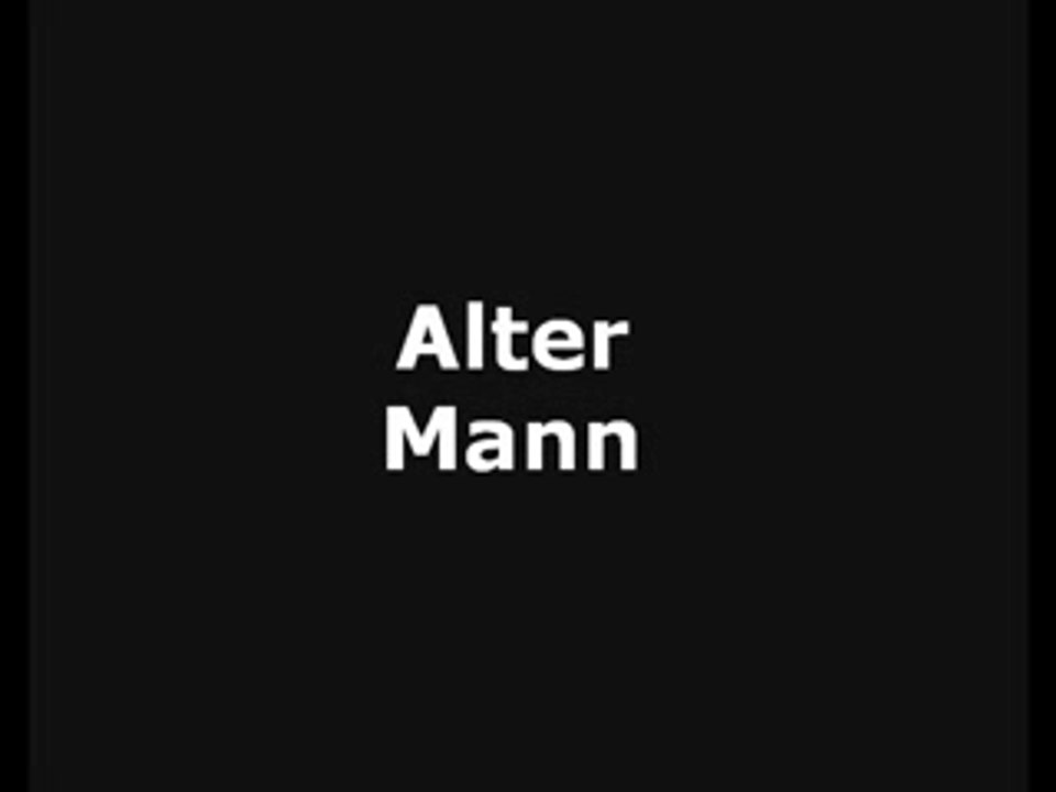 Alter Mann
