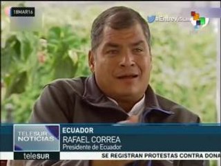 Rafael Correa: América Latina enfrenta un nuevo Plan Cóndor