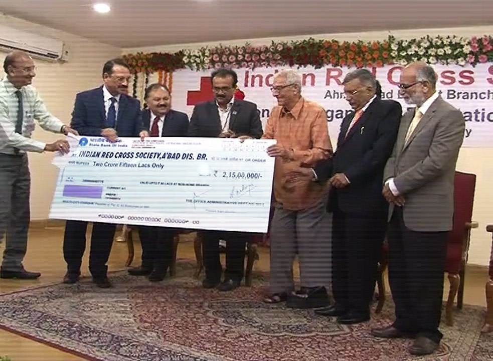 Gandhinagar Indian Red Cross Society Donar & Organisers felicitation by Governor Kohli