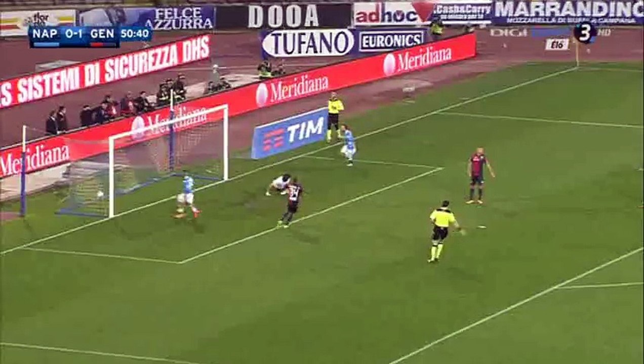 Gonzalo Higuain Goal HD - Napoli 1-1 Genoa - 20-03-2016