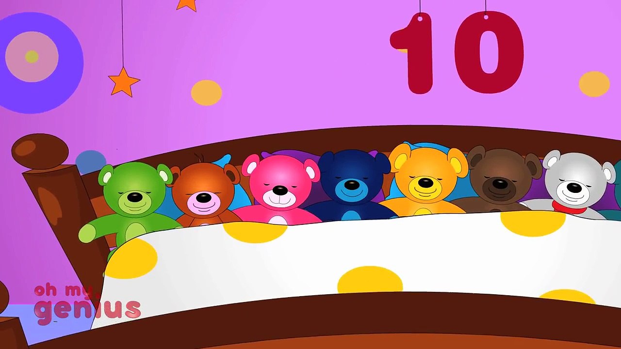 Ten in the bed | Ten in bed | Nursery rhyme - Dailymotion Video