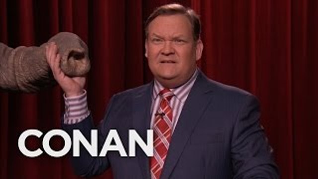 Andy Loves His Pet Elephant, Marmalade - CONAN on TBS
