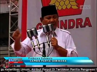 Prabowo Sindir Megawati Melalui Sebuah Sajak