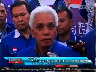 PAN Siapkan Ribuan Kader Sebagai Saksi Pemilu