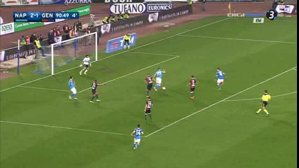 Omar El Kaddouri Goal HD - Napoli 3-1 Genoa - 20-03-2016