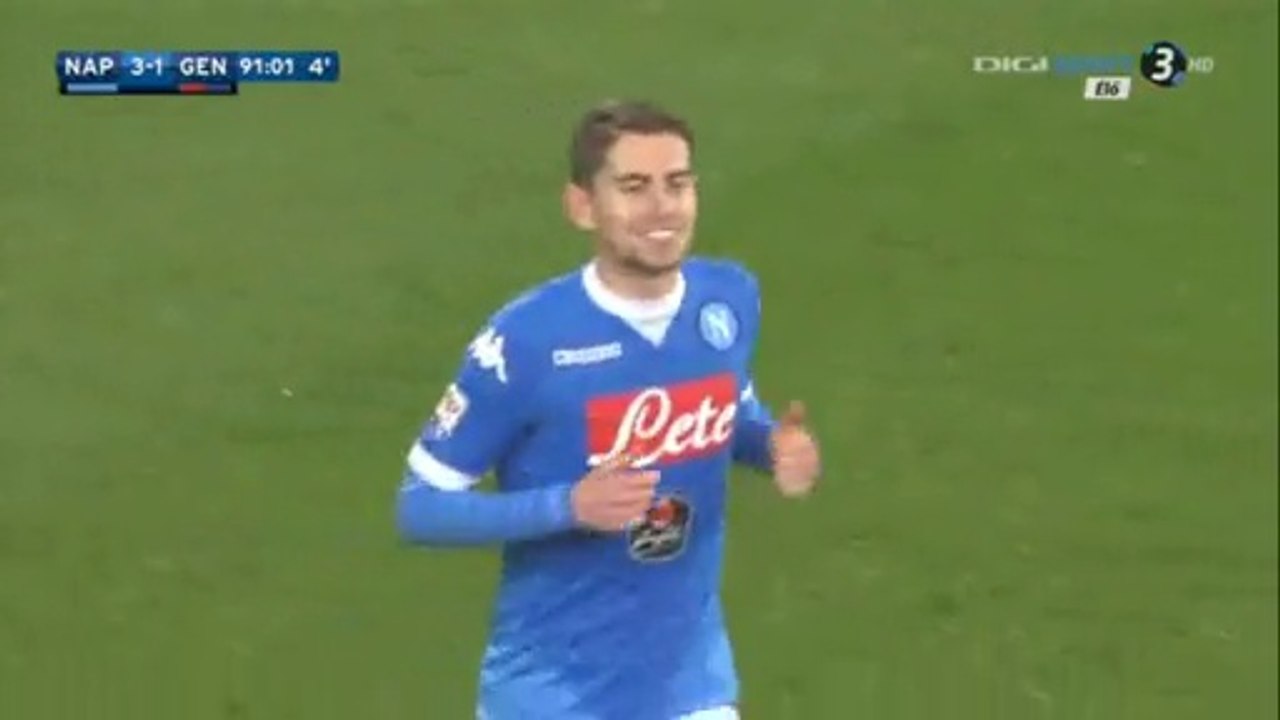 NAPOLI GOAL 3-1 GENOVA HD HD