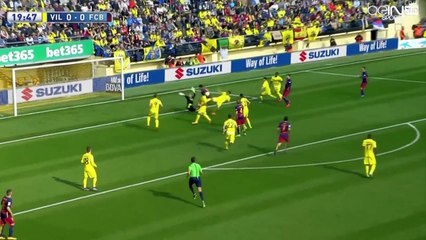 اهداف مباراة برشلونة وفياريال 2-2