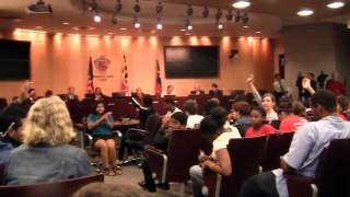 Student Paul Cheakalos--Councilmembers Navarro, Floreen: Youth curfew, Town Hall, 10/12/11