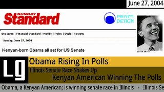 If Lemon Global Was Around On? June 27, 2004: Obama Is Rising In Polls!