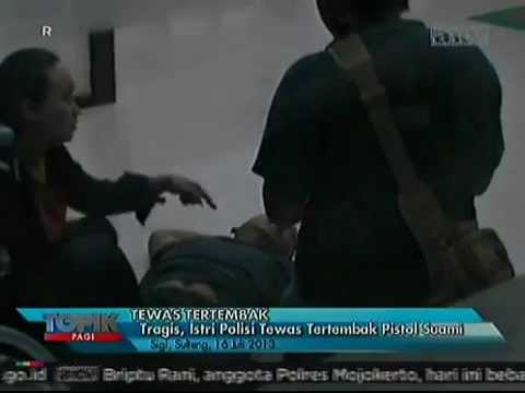 Tragis, Istri Polisi Tewas Tertembak Pistol Suami